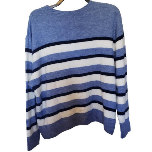 H&M Wool Blend Striped Sweater Size Large - Picture 7 of 7